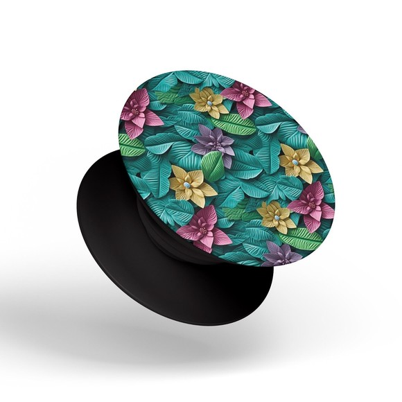 PopSockets For Phone Mixed Flowers Bouquet Design Swappable Base PopGrip - Picture 2 of 8